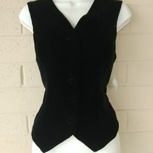 NWT - Talbots Petites Velvet Vest - Size 6P